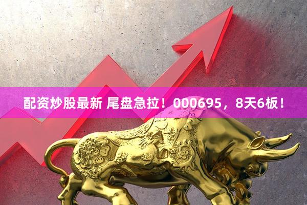 配资炒股最新 尾盘急拉！000695，8天6板！